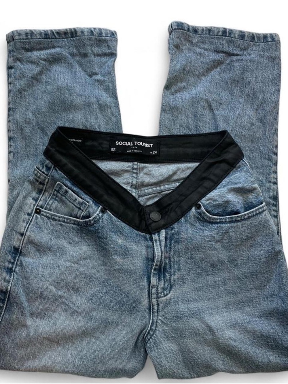 Social Tourist High-Rise Women's Blue Denim Jeans
